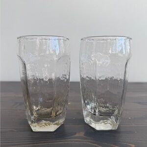 2 x vintage LIBBY glasses